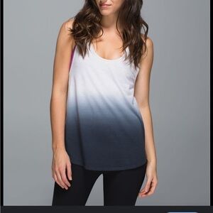 Lululemon Om Racerback - White / Navy
